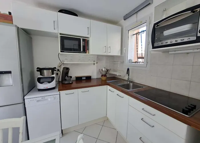 Appartement Maison Mitoyenne Climatisee 7 Pers. Avec Piscine Et Parking A Marseillan-plage - Fr-1-326-848 Marseillan (Herault)