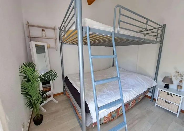 Maison Mitoyenne Climatisee 7 Pers. Avec Piscine Et Parking A Marseillan-plage - Fr-1-326-848 * Marseillan (Herault)
